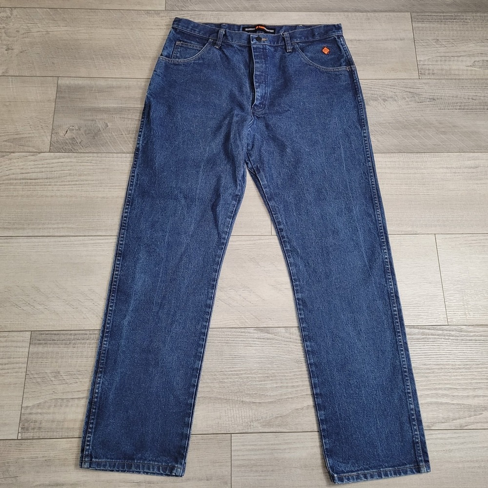Wrangles RF‎ Jeans Mens 38x34 Flame Resistant 10FR31MWZ Relaxed Cat 2 2112 Work